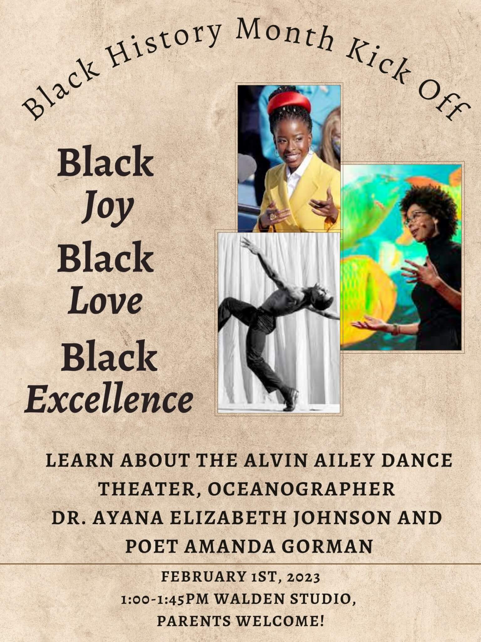 Black History Month Kick Off Assembly – Walden Center and School